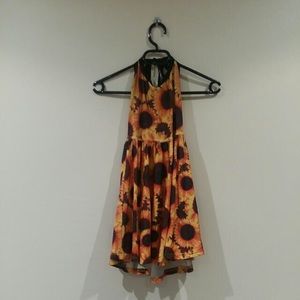 Dresses - Everland Clothing Sunflower Skater Dress Dresses - Everland Clothing Sunflower Skater Dress